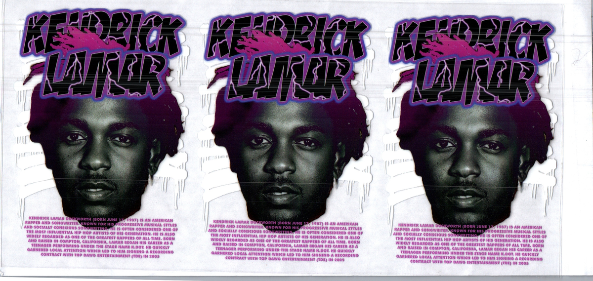 16 oz Kendrick lamar purple music 87