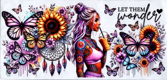 16 oz Tattoo Girl 89