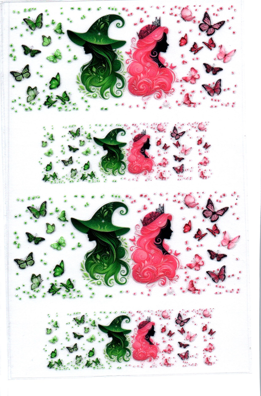 Both Witches Wicked Key Chain Wrap Double 89