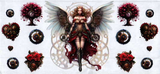 16oz Red Fairy Steampunk 9