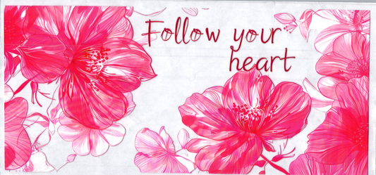 16oz Follow your Heart Inspirational