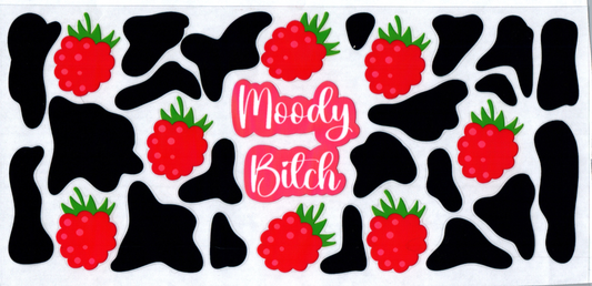 16 oz Moody Bitch w/berries 9