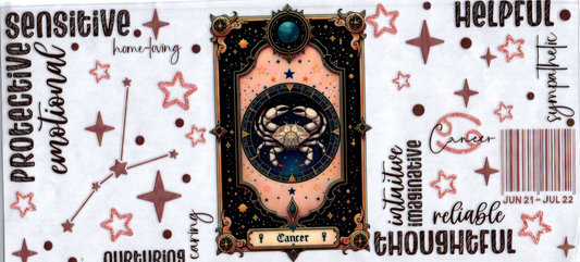 16oz Zodiac Tarot Card Cancer 9