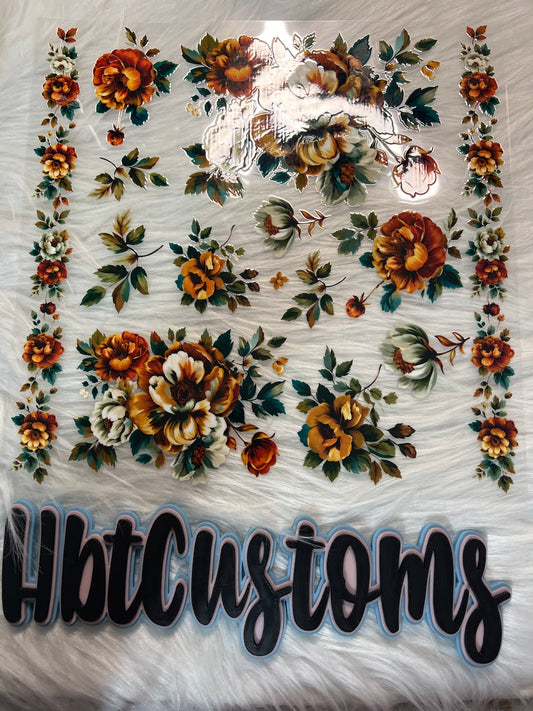 Fall Flowers Element