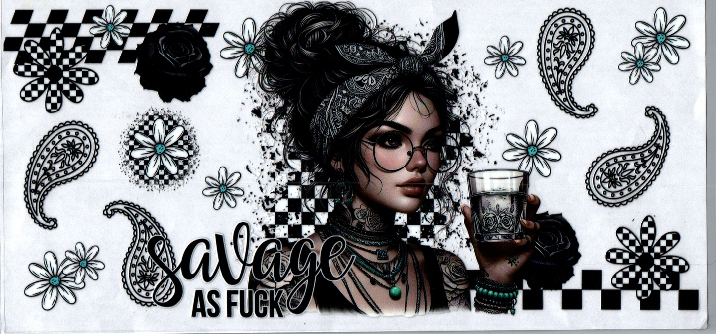 16 oz Tattoo Girl 91