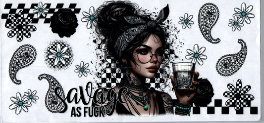 16 oz Tattoo Girl 91