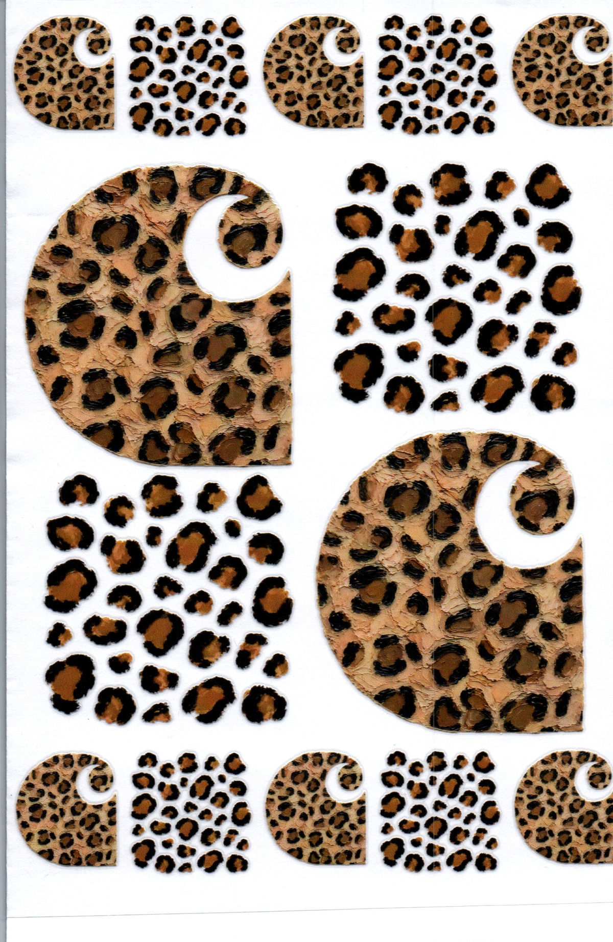 Leopard Car Heart A5