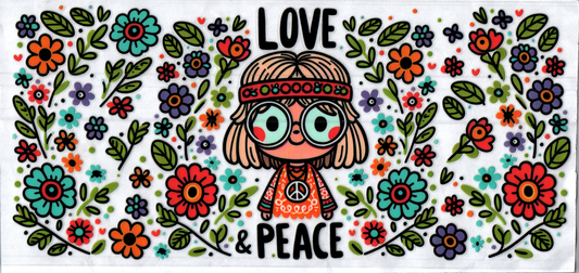 16oz Love & Peace Inspirational