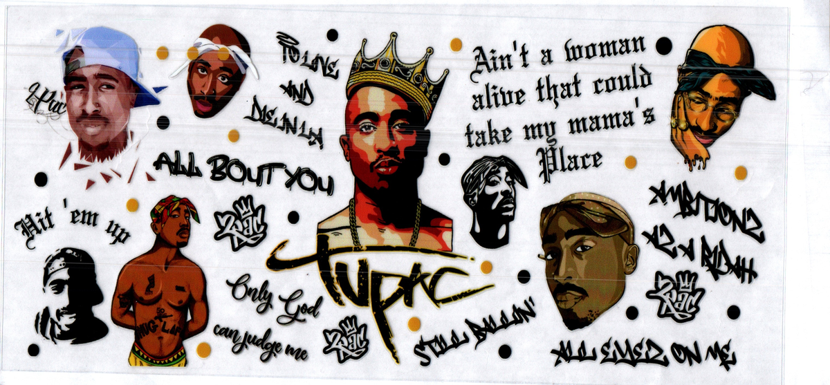 16 oz tupac with crown music 94