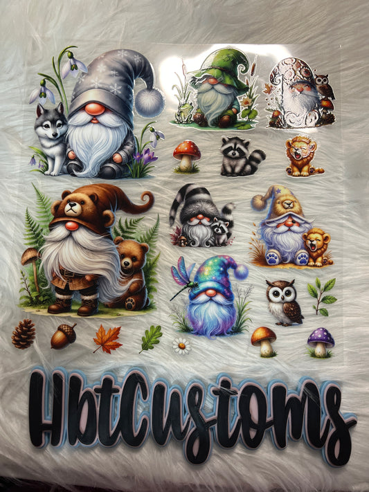 Gnomes W/Animals Element