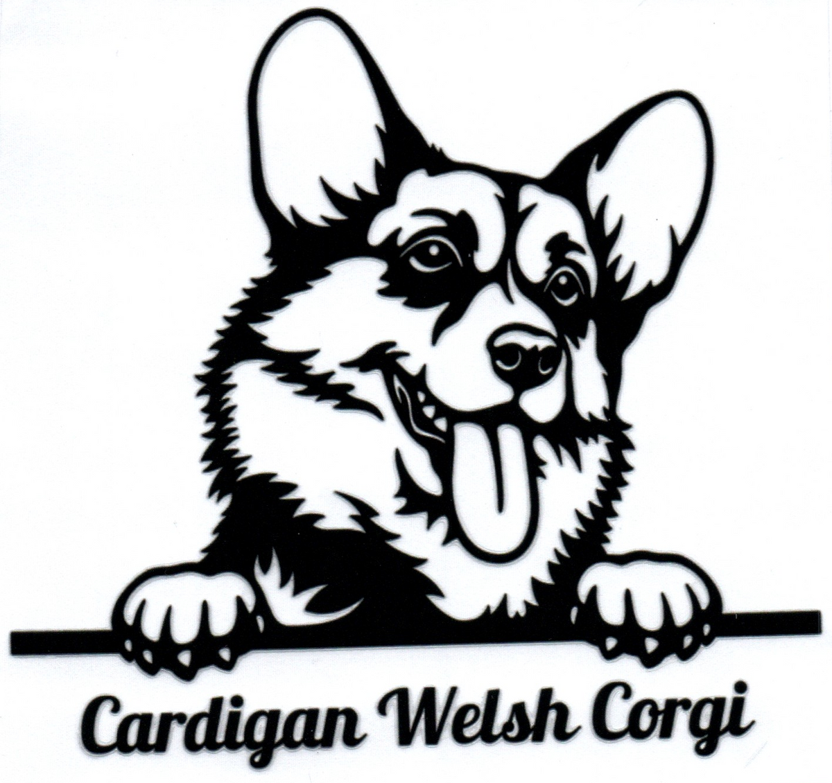 Cardigan Welsh Corgi Single Decal 9
