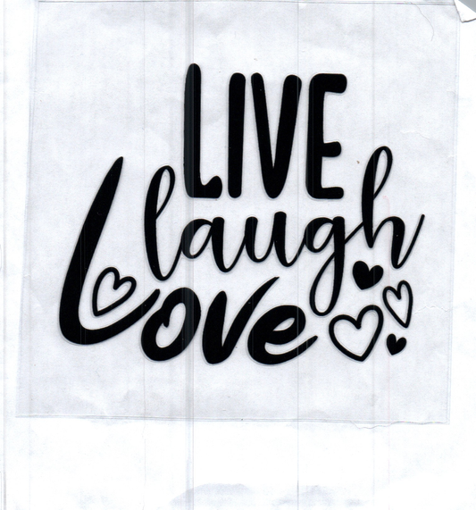 Live Laugh Love Decal