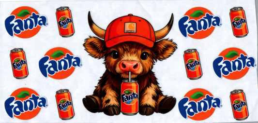 16oz Fanta Chartt Cow #95