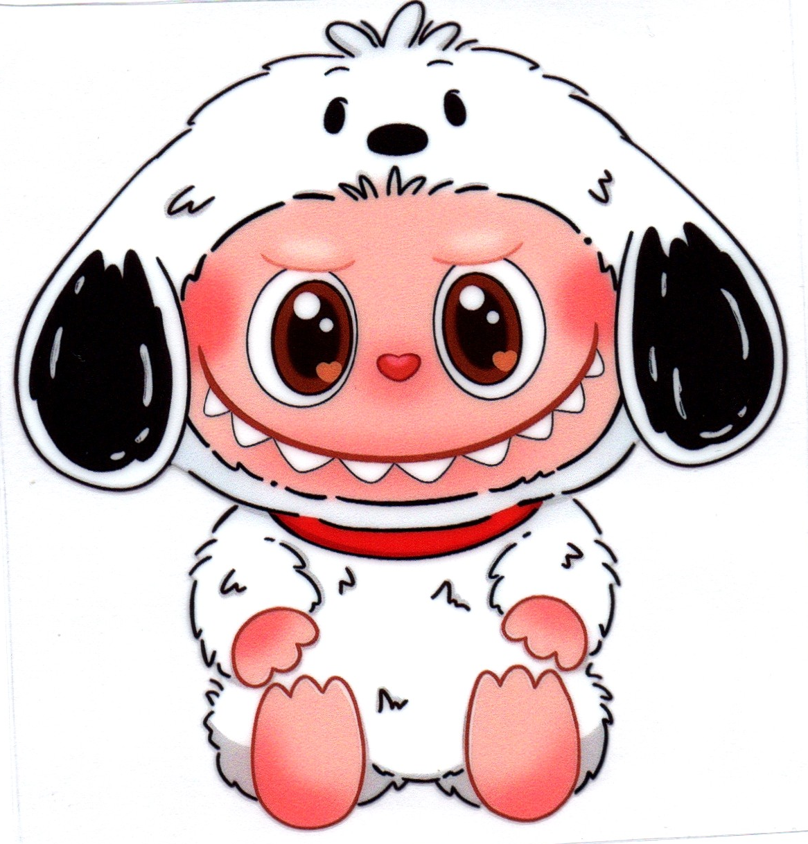 white puppy goblin DECALS 95