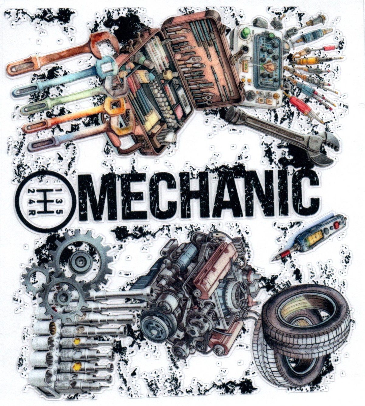 Mechanic Misc. Single Decal 95