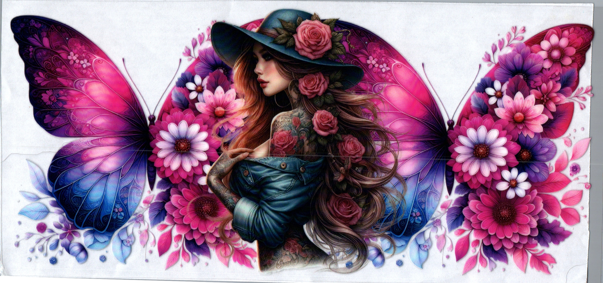 16 oz Tattoo Girl 96