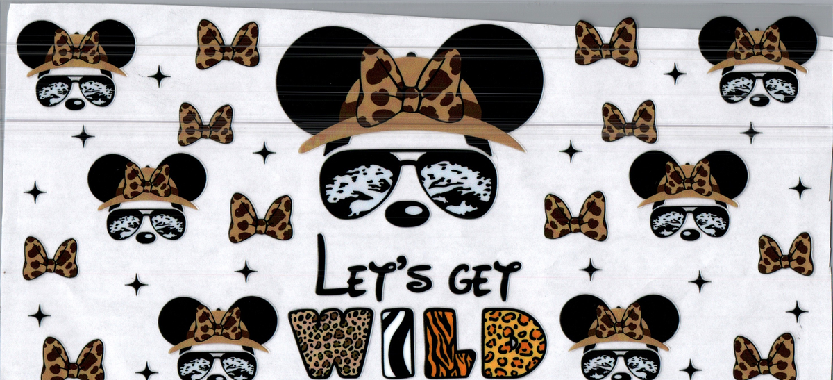 16oz Girl Mouse Let's get wild 96