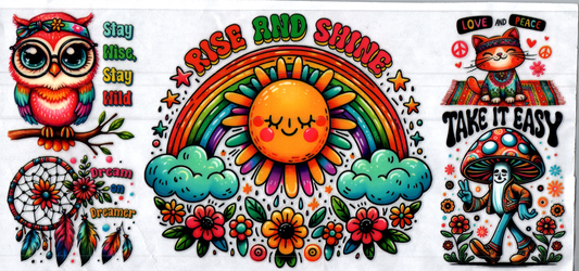16oz Rise and Shine Inspirational