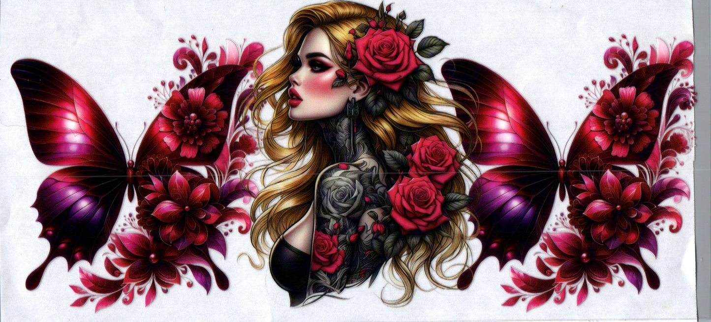 16 oz Tattoo Girl 97