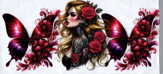 16 oz Tattoo Girl 97