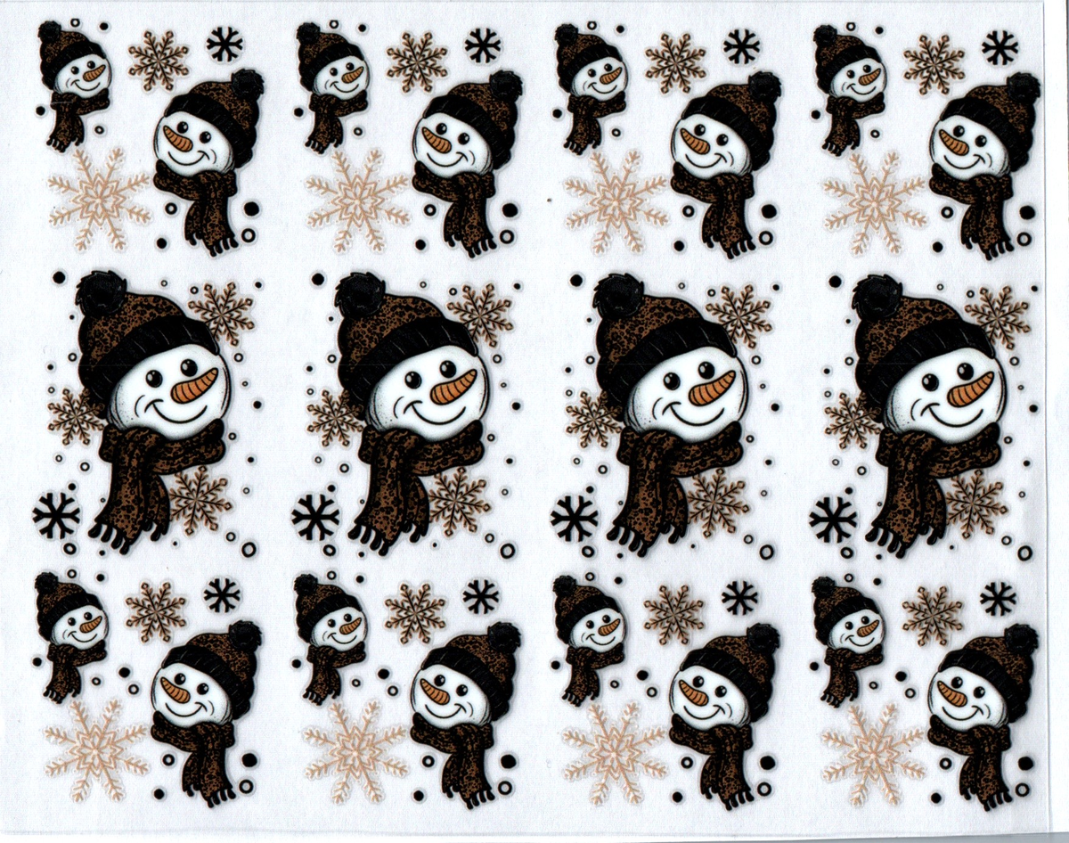 brown hat snowman pen wraps 97