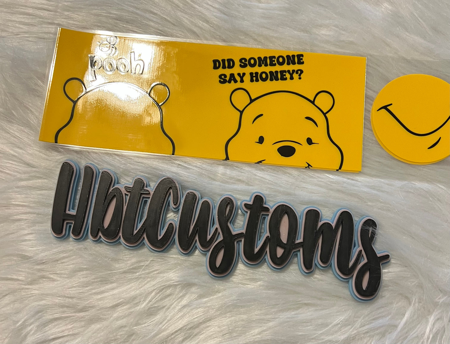 Yellow Bear 11oz coffee cup wrap w/bottom