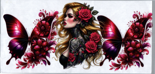 16 oz Tattoo Girl 99