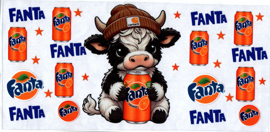 16oz Fanta Brown Chartt Cow #99
