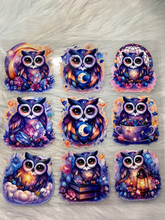 Pink/Purple Owls Element