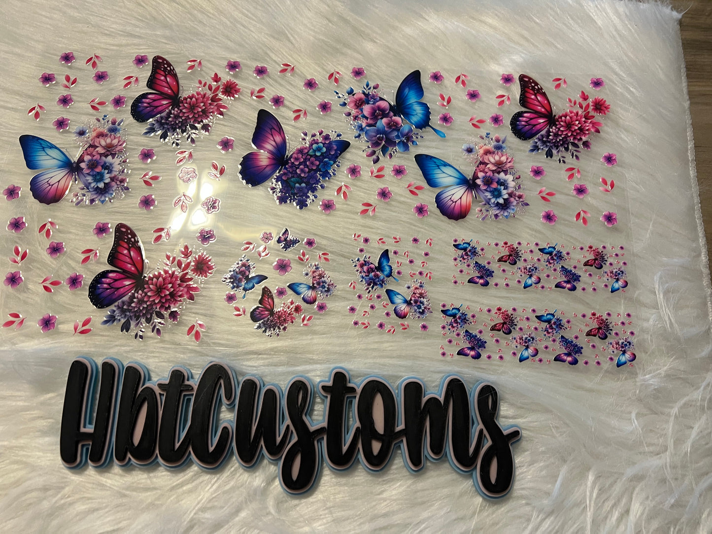 Butterfly with Flowers 5-N-1