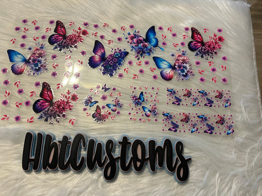 Butterfly with Flowers 5-N-1