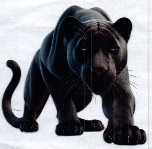 Black Panther right Animal Decal
