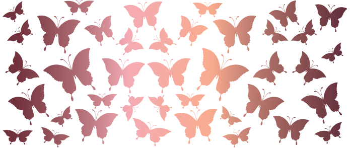 Butterfly pink Variegated 16 oz