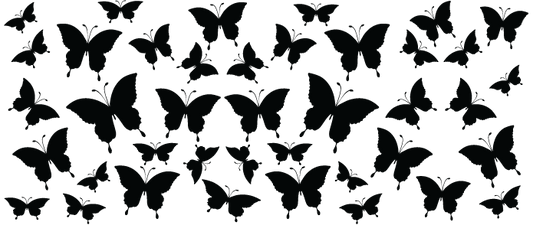 Butterfly silhouette 16 oz