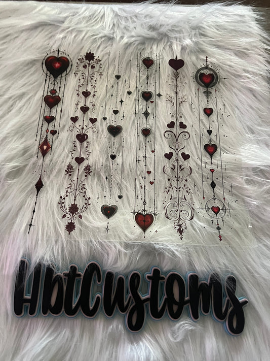 Heart String Bands Element 10 x 10