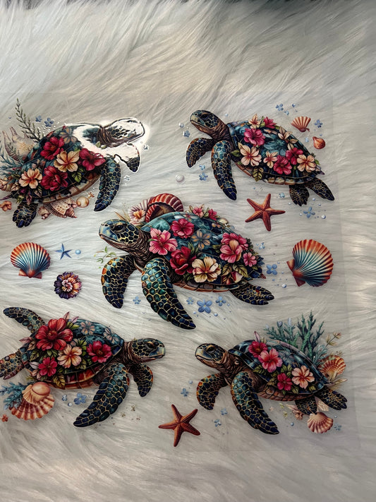 Flowered Sea Turtle Element