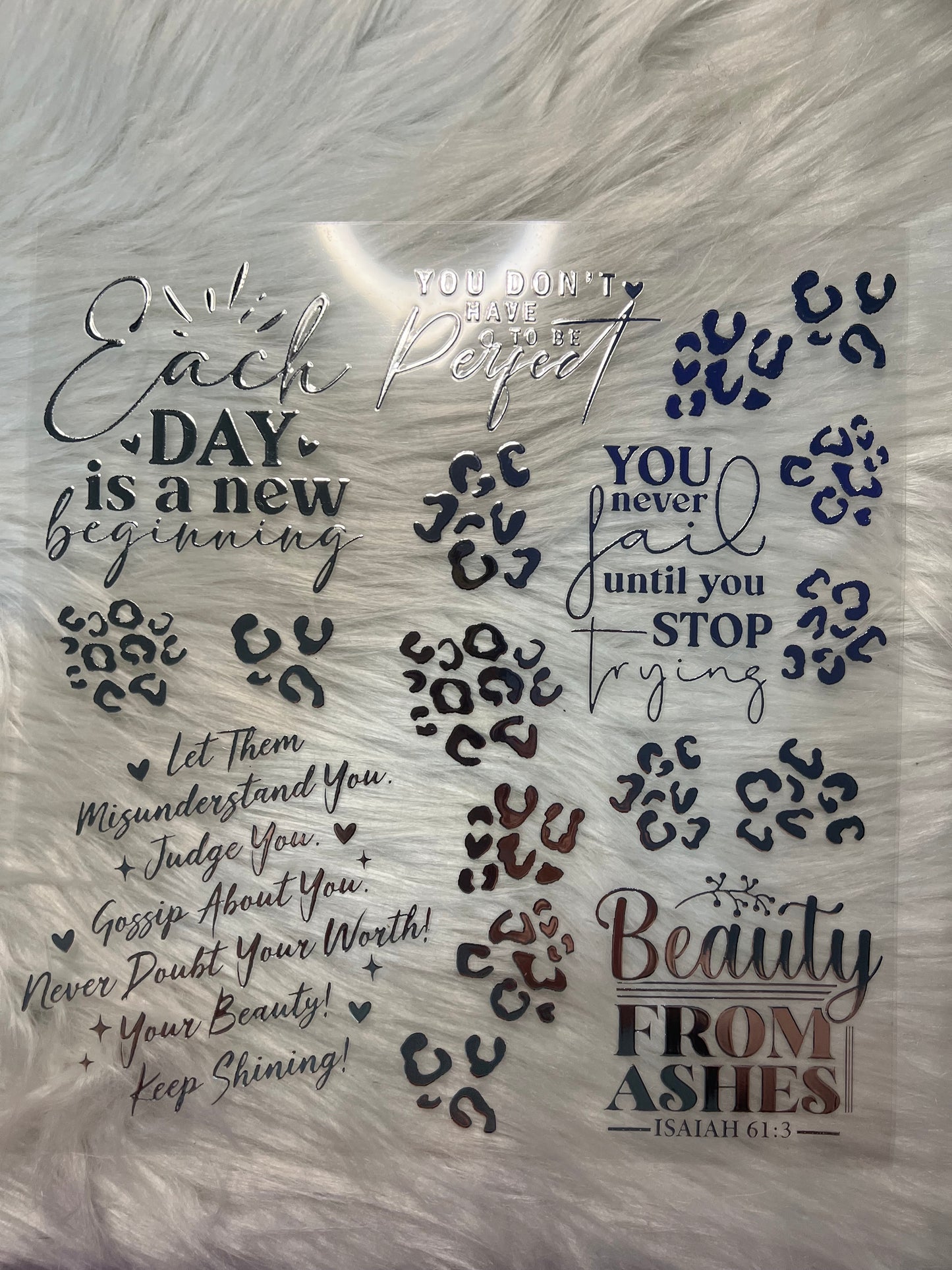 Silver Positive Affirmations Element 2