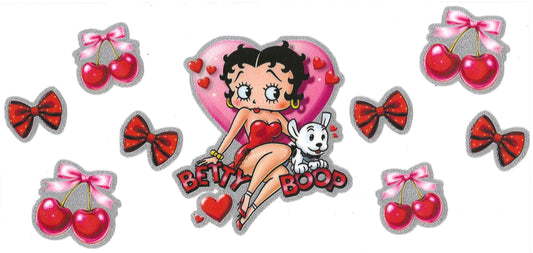Betty Boop w/ Cherries 16 oz Glitter