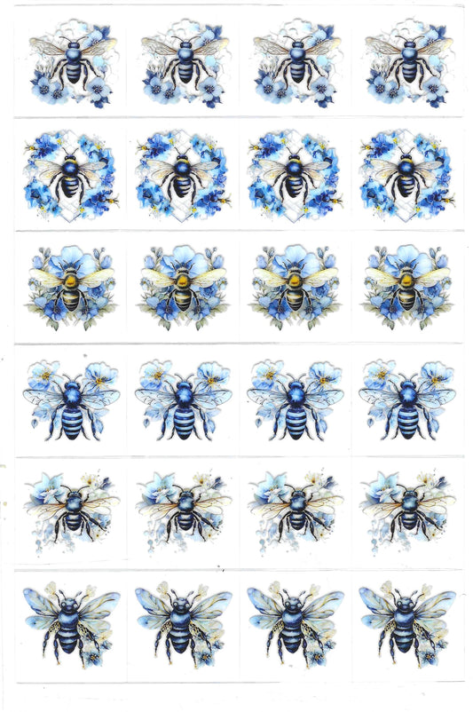 Blue Bee's Kiss Cut