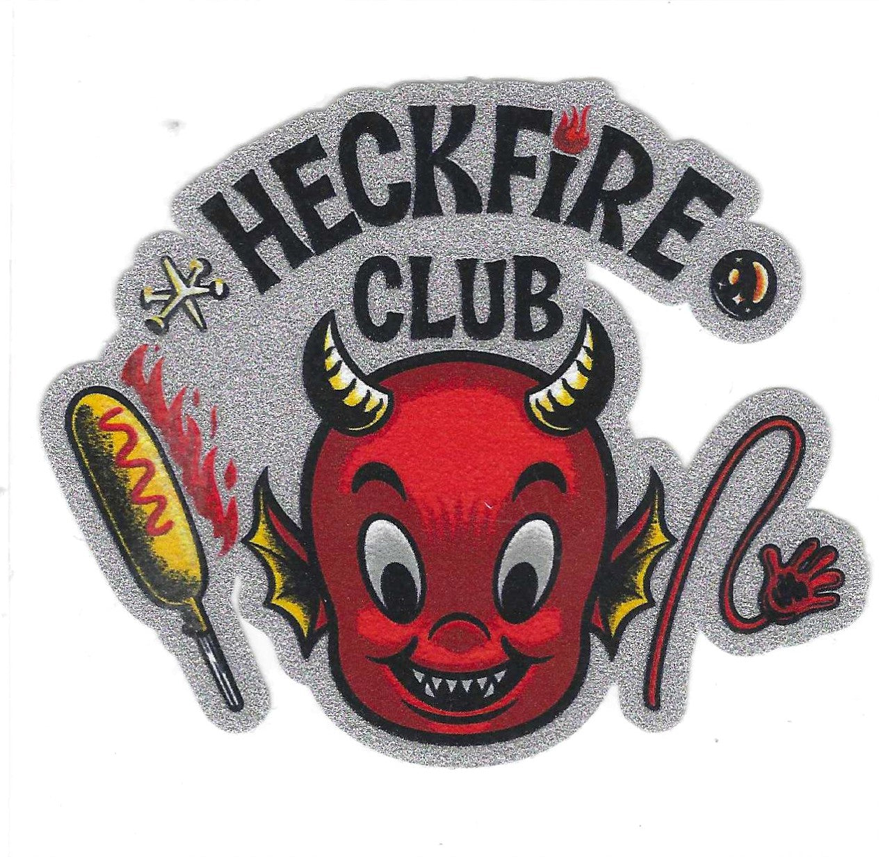 Heck Fire Club Glitter Decal
