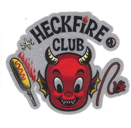 Heck Fire Club Glitter Decal