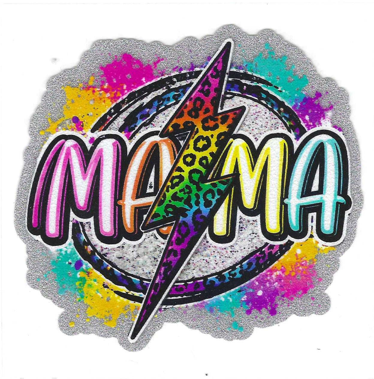 Mama  Glitter Decal
