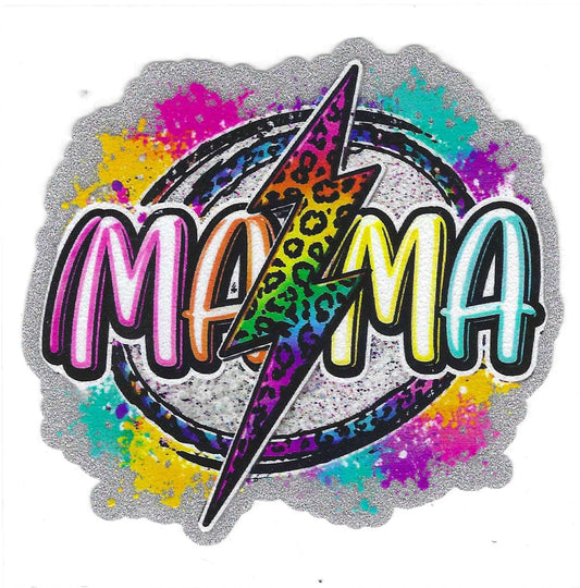 Mama  Glitter Decal