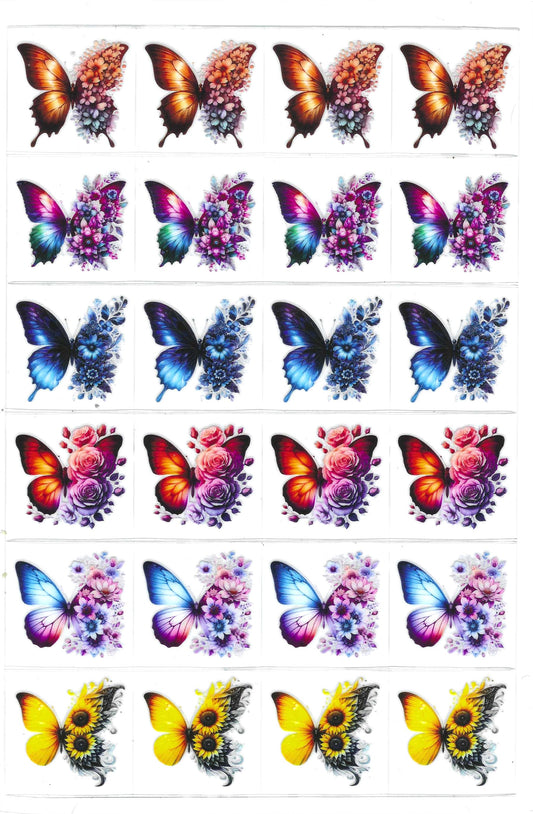 Butterfly 8 Kiss Cut