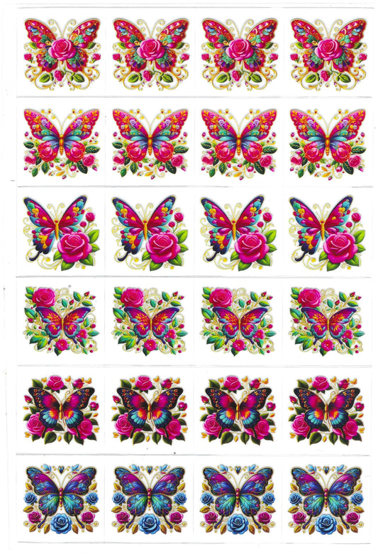 Butterfly 10 Kiss Cut