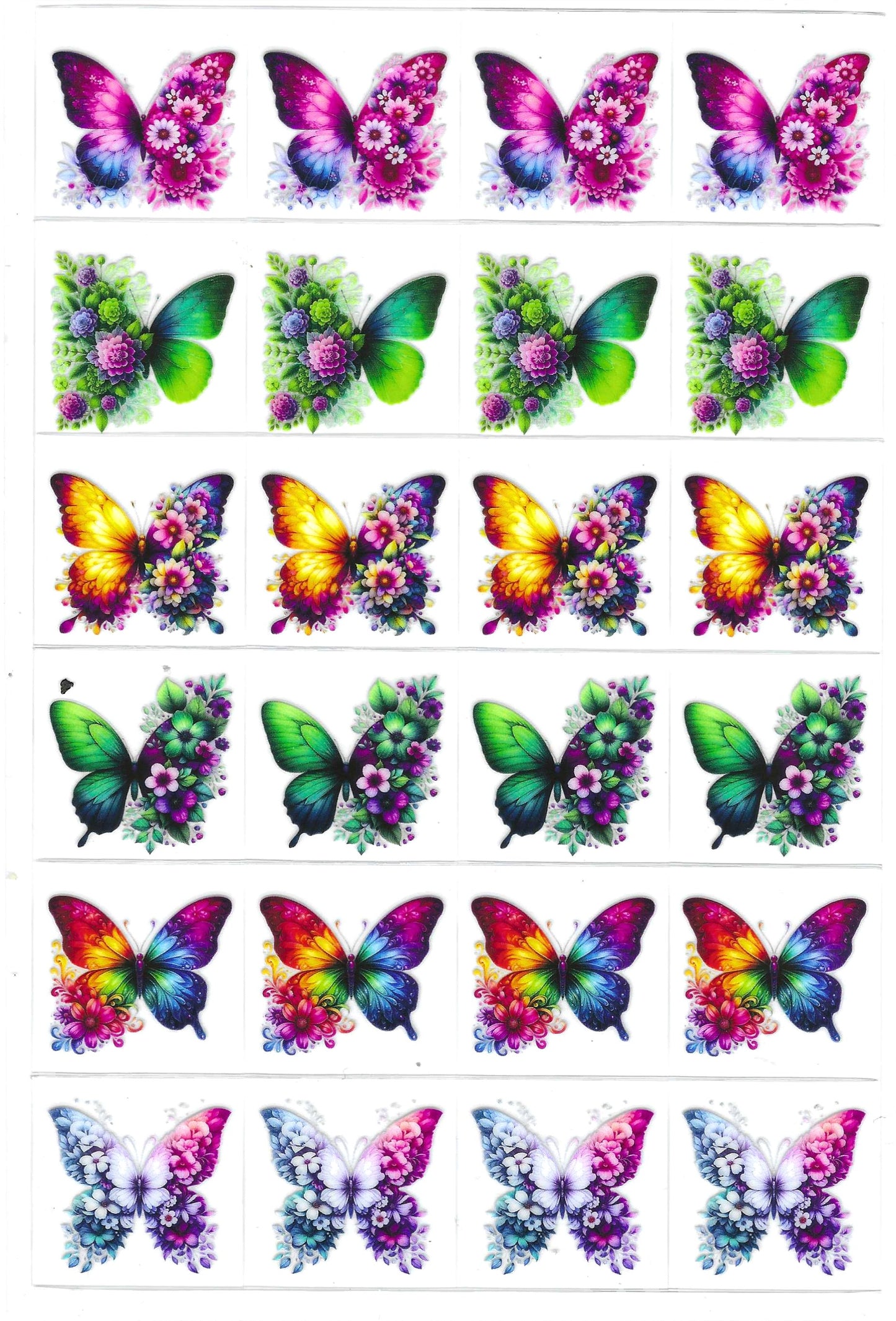 Butterfly 9 Kiss Cut