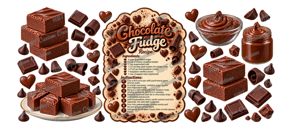 RECIPE 16OZ Chocolate Fudge POD