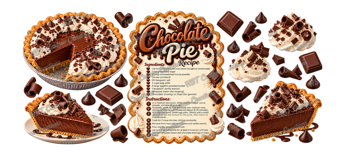 RECIPE 16OZ Chocolate Pie POD