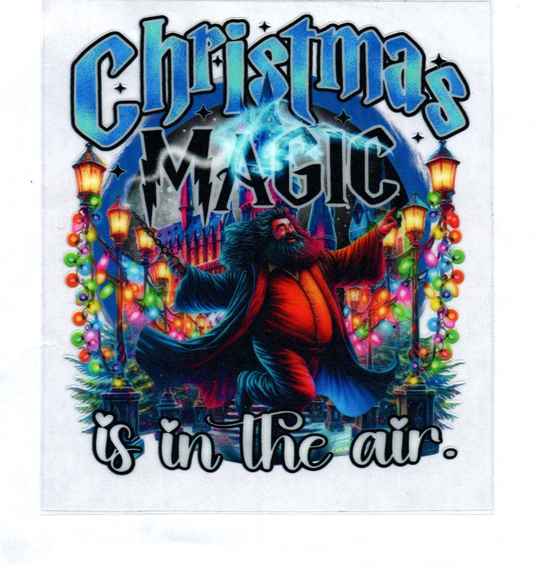 HP Magic Hagrid Christmas Decal