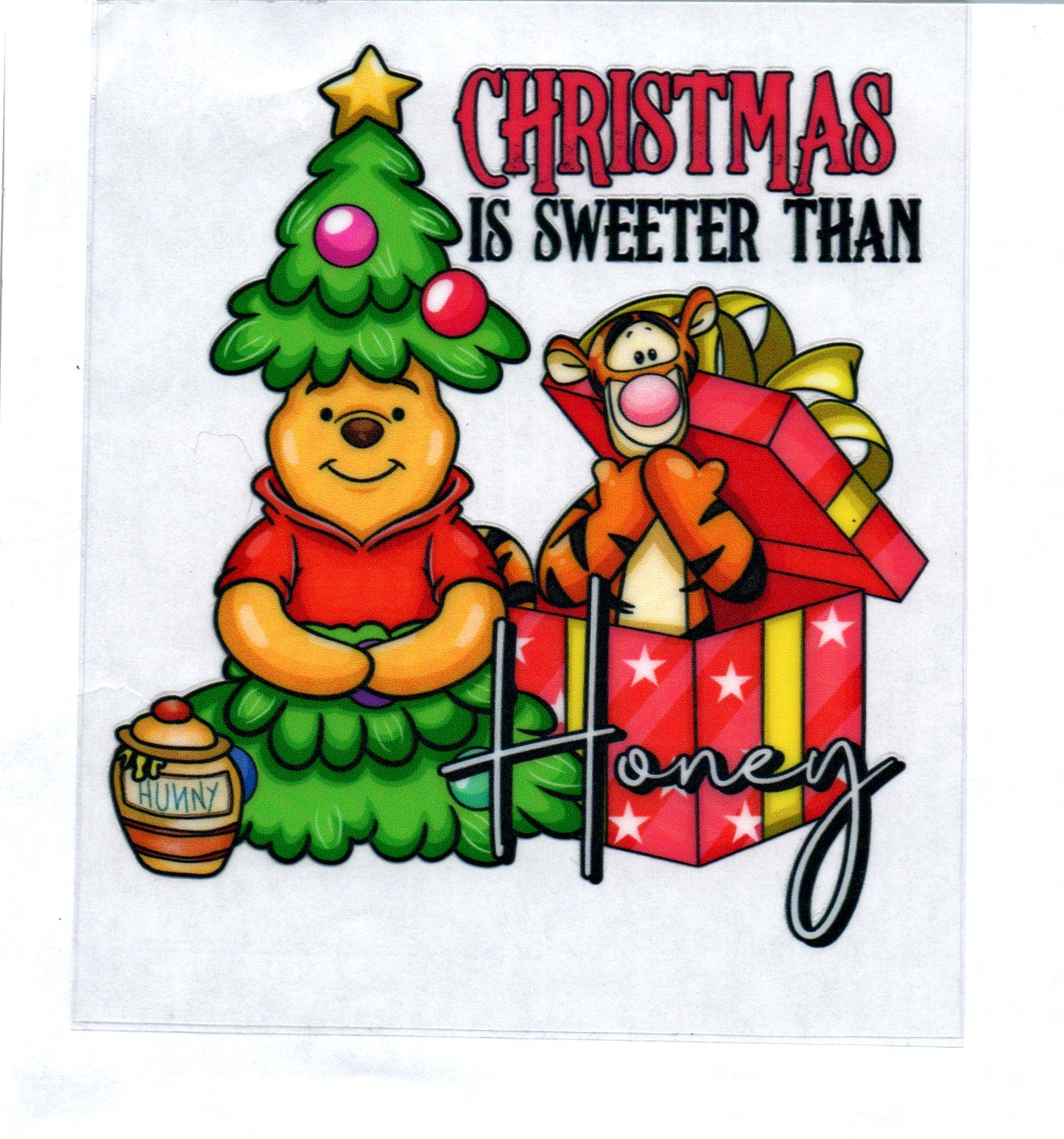 Christmas is sweeter that honey Decal